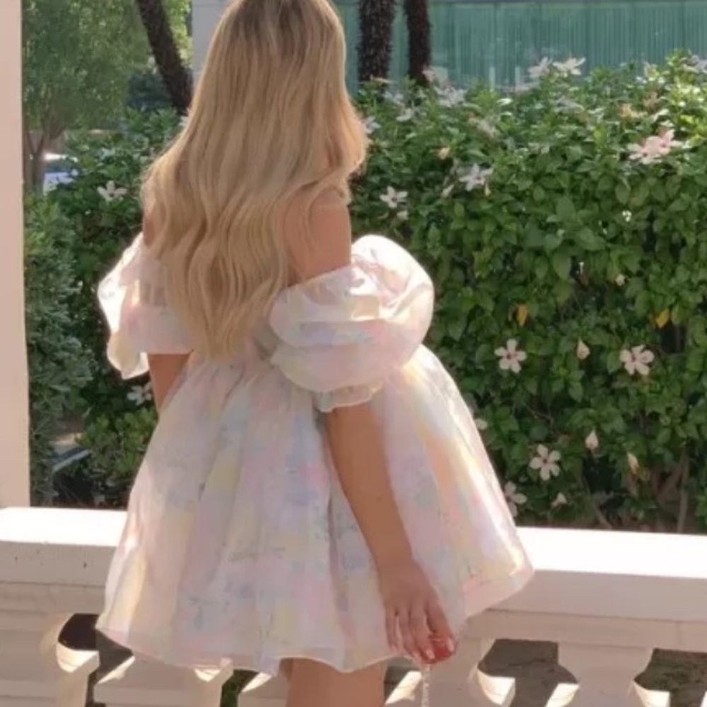 Selkie Sweetcorn Puff Dress 2X NWT Pastel Cottagecore Fairy Mini Romantic - Picture 4 of 9